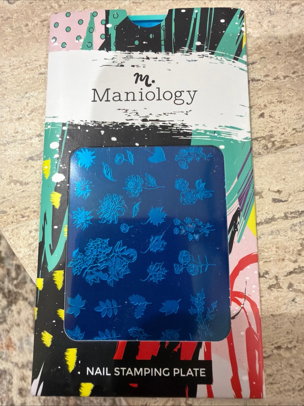 New Maniology Nail Stamping Plate - M075 Fall Layers: Harvest blooms